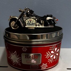 New Relic motorcycle clock